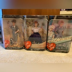 Lot of 3 I Love Lucy Dolls